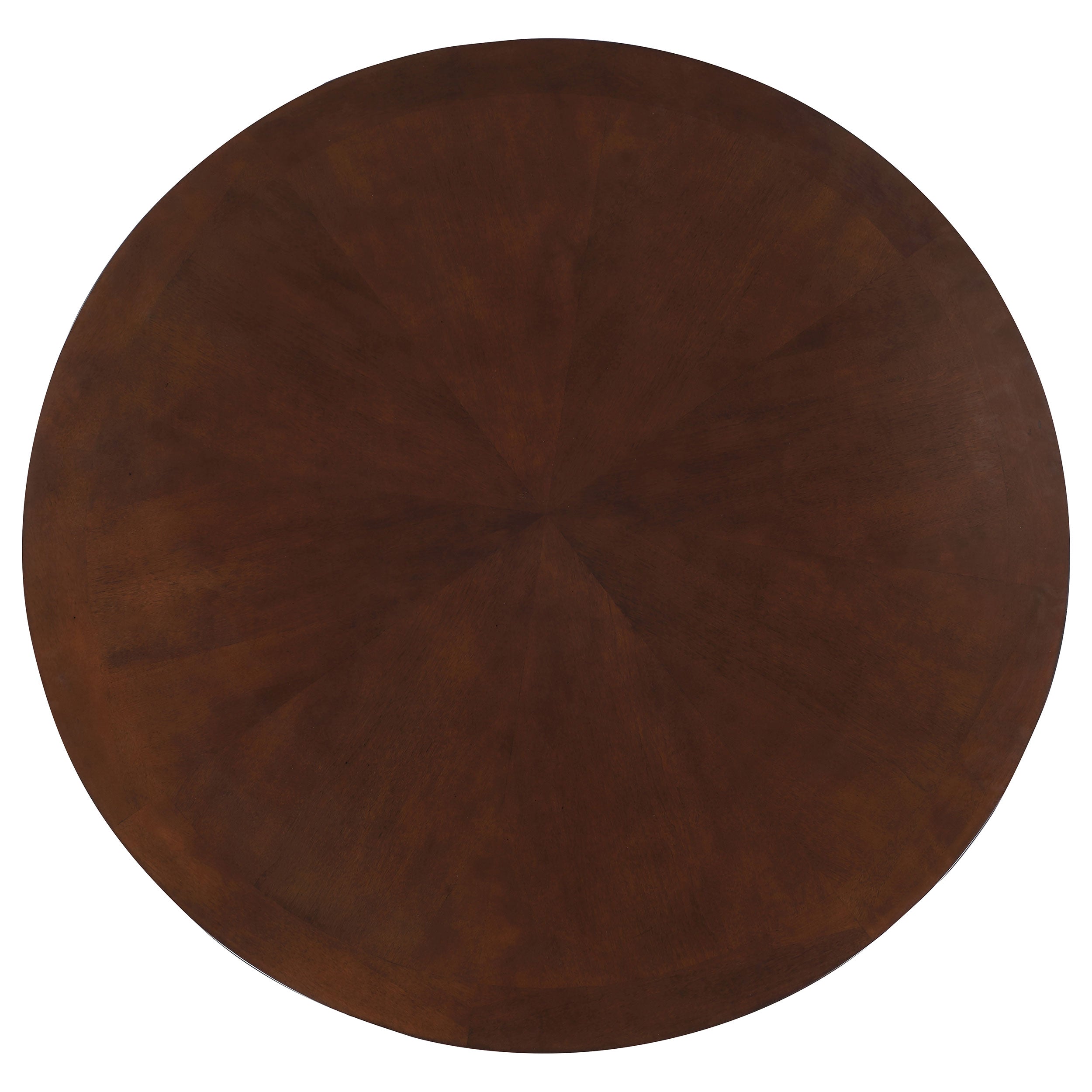 Marietta Round Wooden Game Table Tobacco