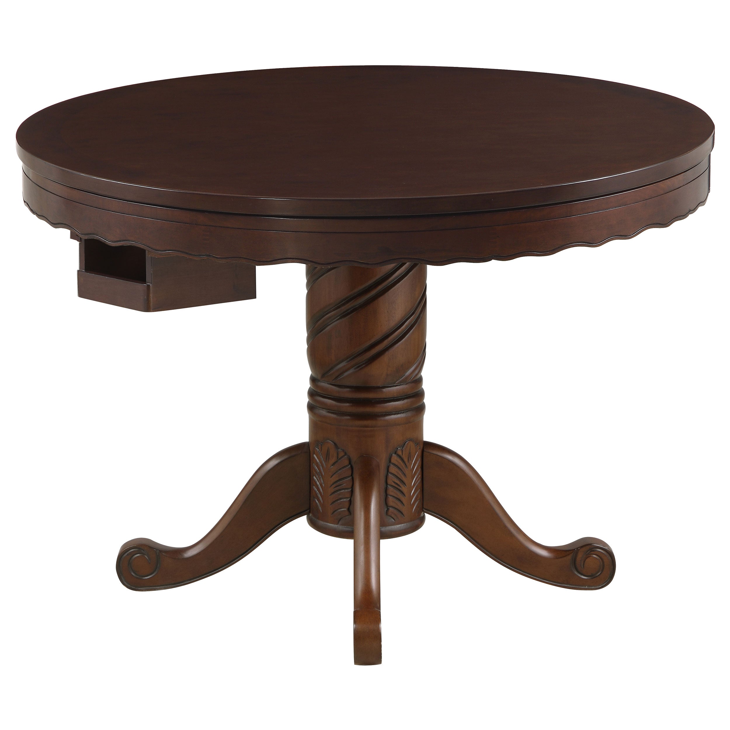 Turk  Game Table Set Tobacco and Black