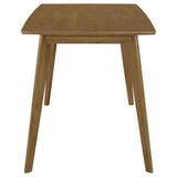 Kersey Dining Table with Angled Legs Chestnut