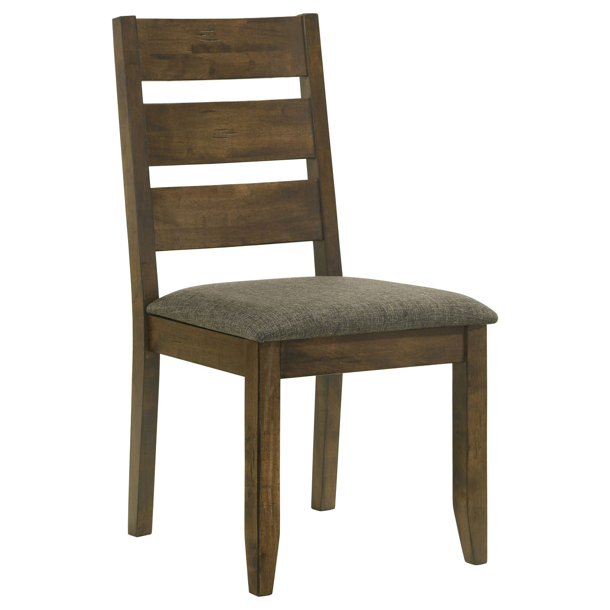 Alston Ladder Back Dining Side Chairs Knotty Nutmeg and Brown (Set of 2)