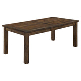 Coleman  Rectangular Dining Set Rustic Golden Brown