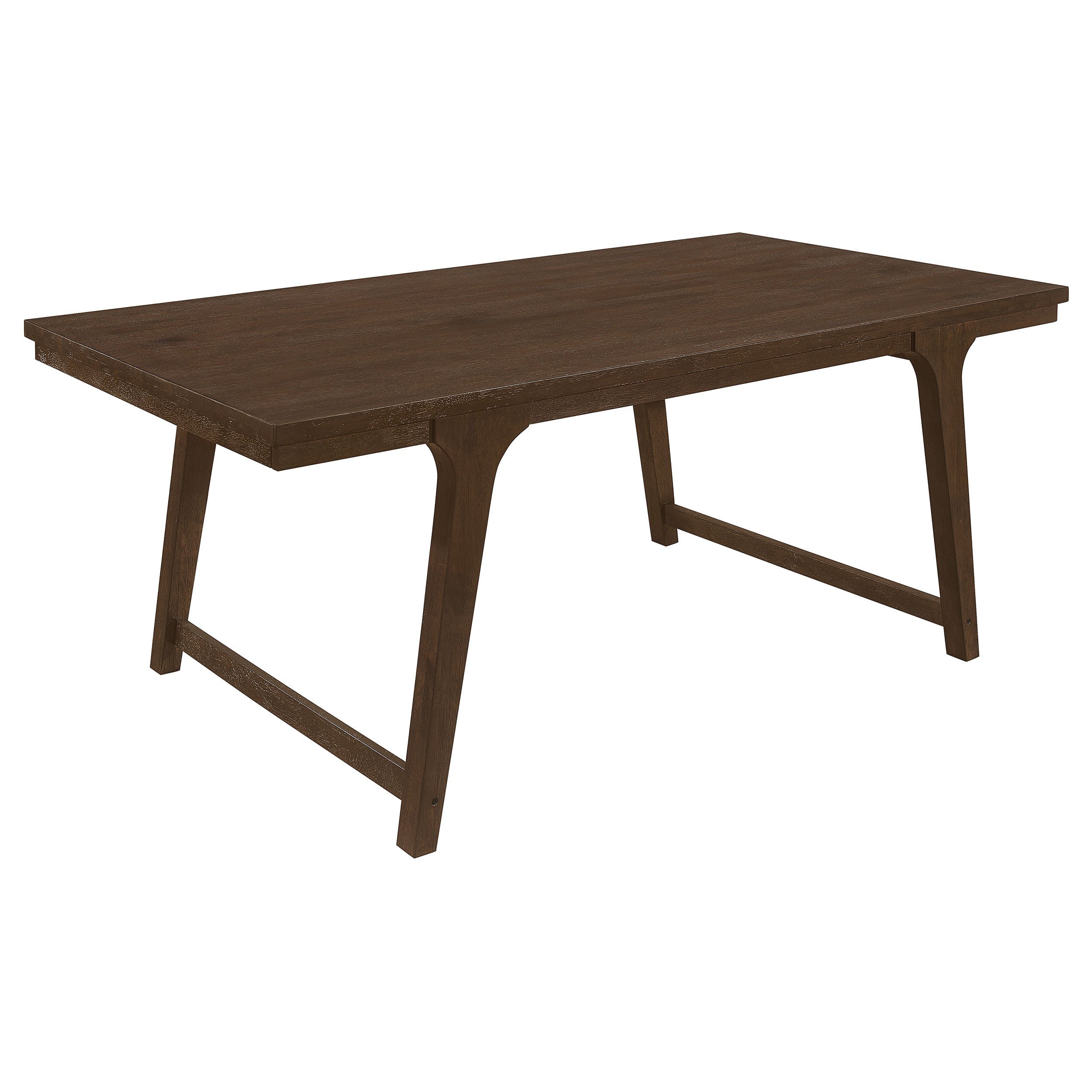 Reynolds  Rectangular Dining Table Set Brown Oak