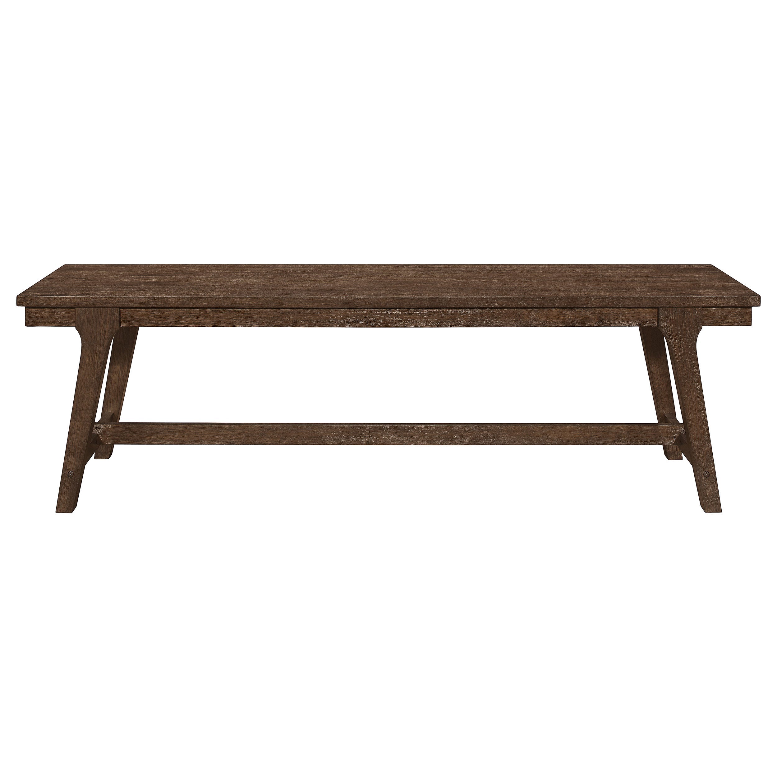 Reynolds  Rectangular Dining Table Set Brown Oak