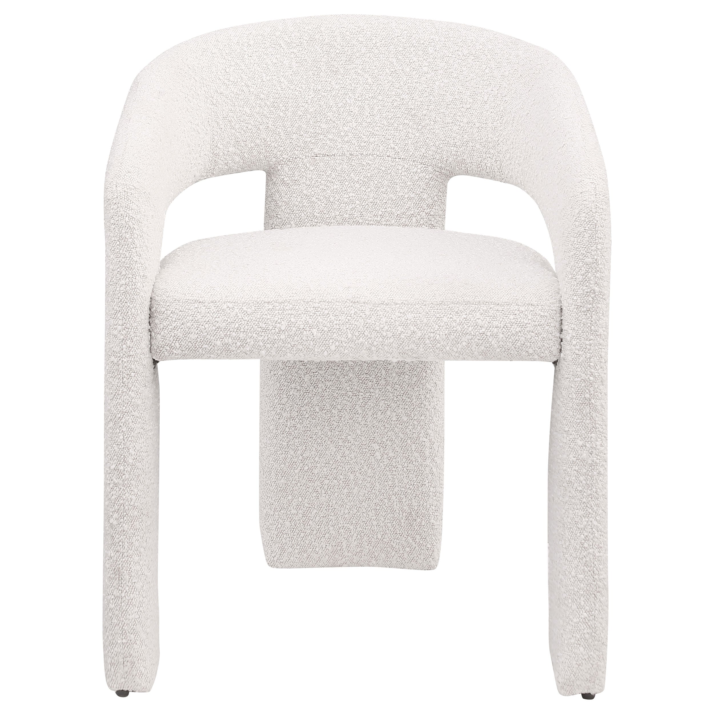 Eudora Boucle Upholstered Dining Side Chair Cream