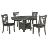 Lavon  Dining Set Medium Grey