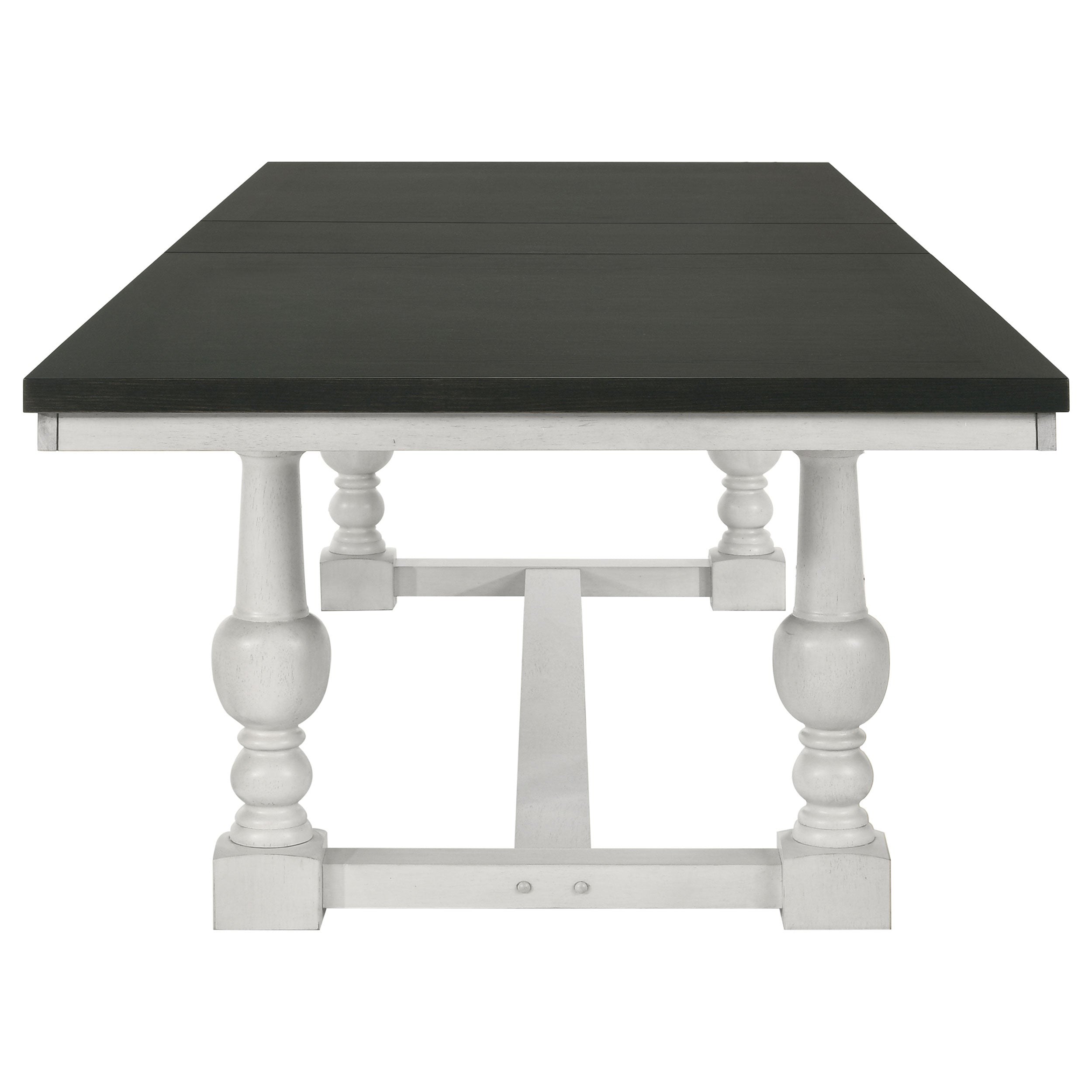 Aventine 112-inch Extension Dining Table Vintage Charcoal