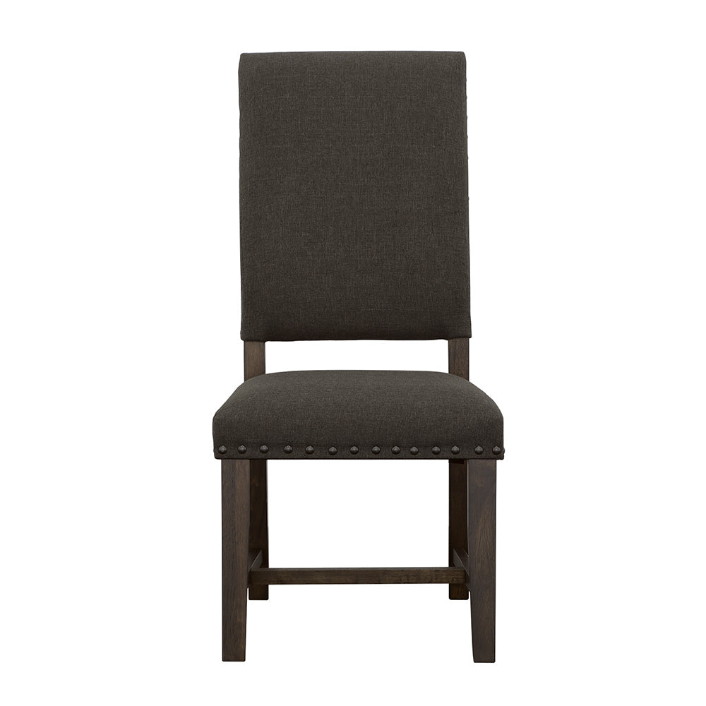 Twain Upholstered Side Chairs Warm Grey (Set of 2)