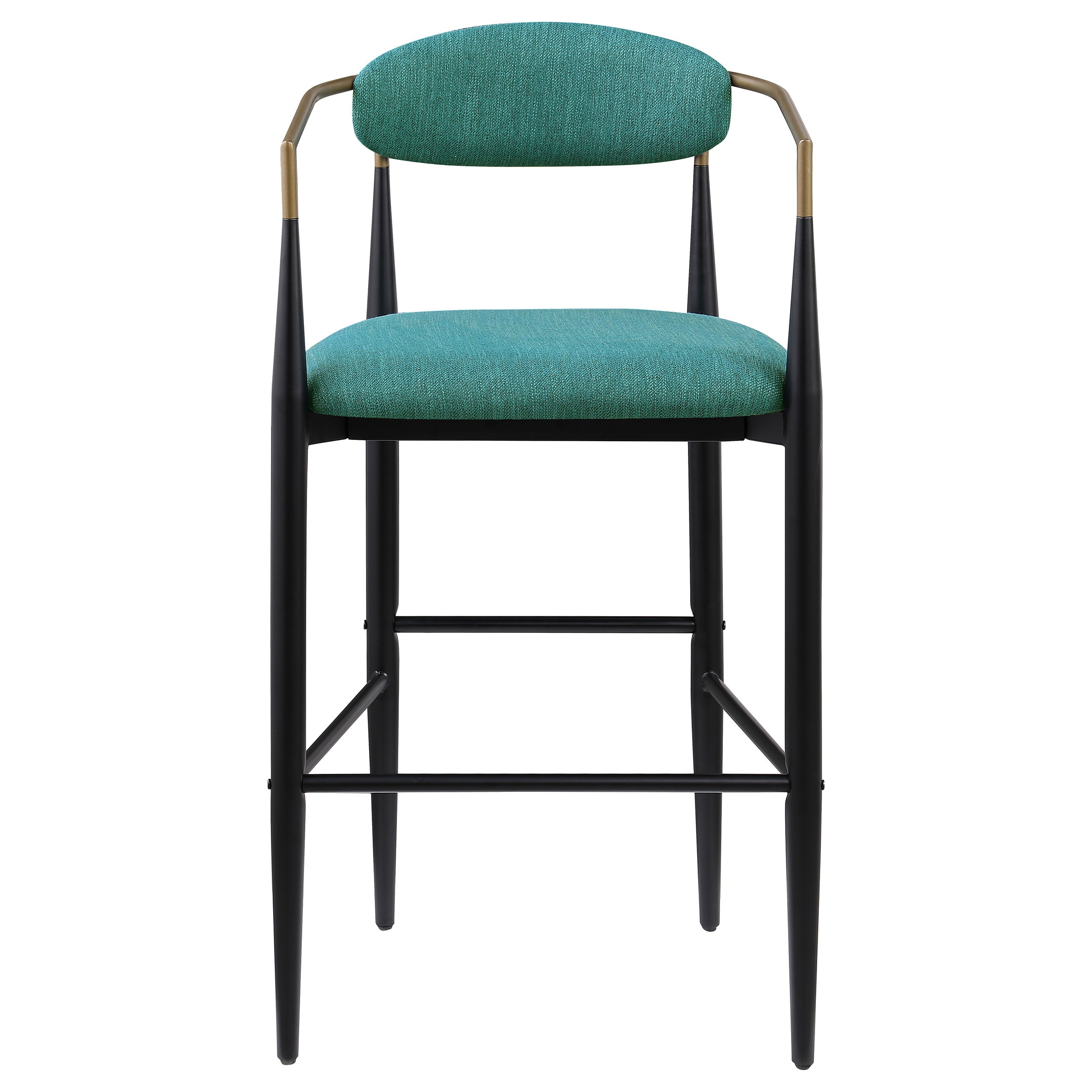 Tina Fabric Upholstered Bar Chair Green (Set of 2)