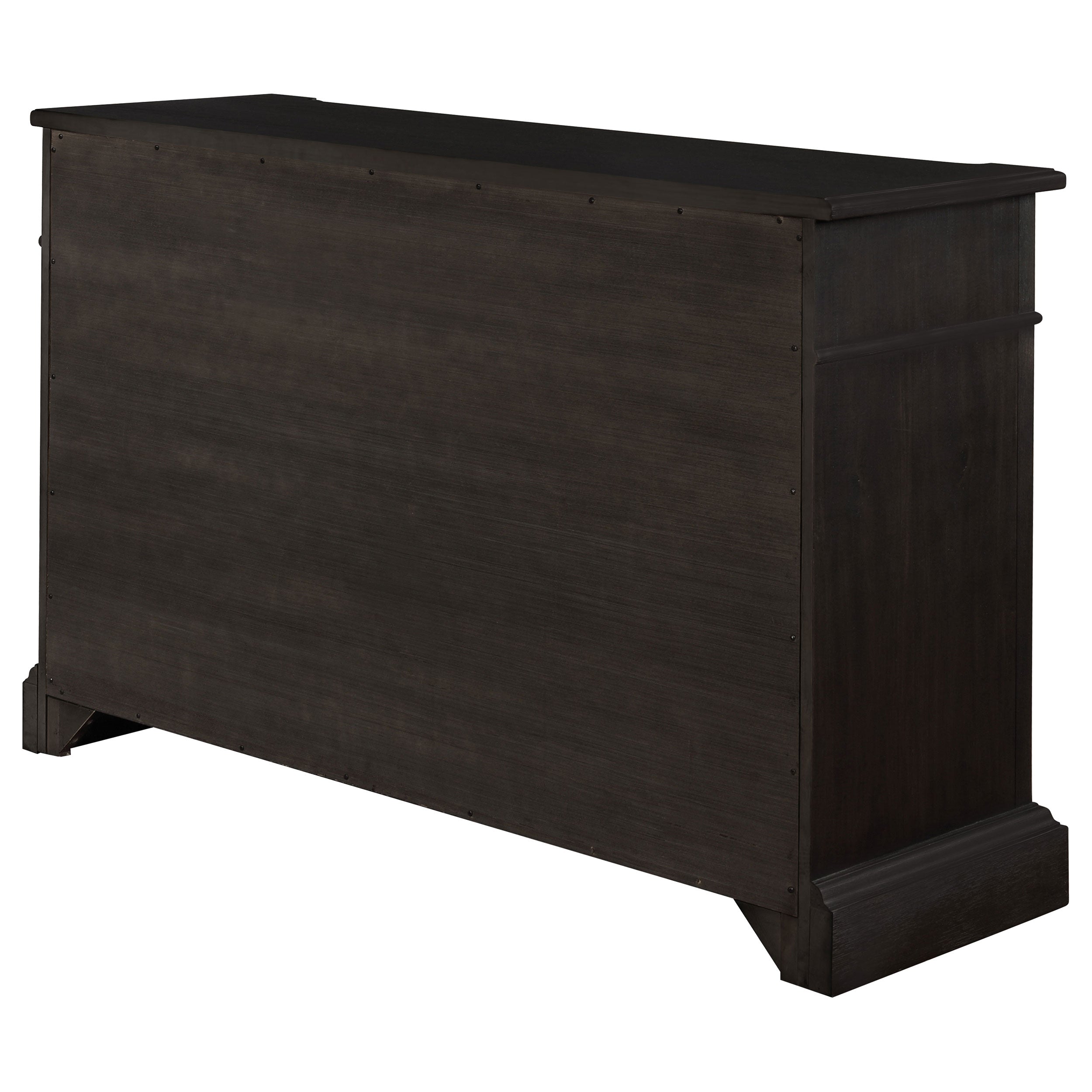 Phelps 2-door Rectangular Server Antique Noir