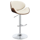 Harris Adjustable Bar Stool Black and Chrome