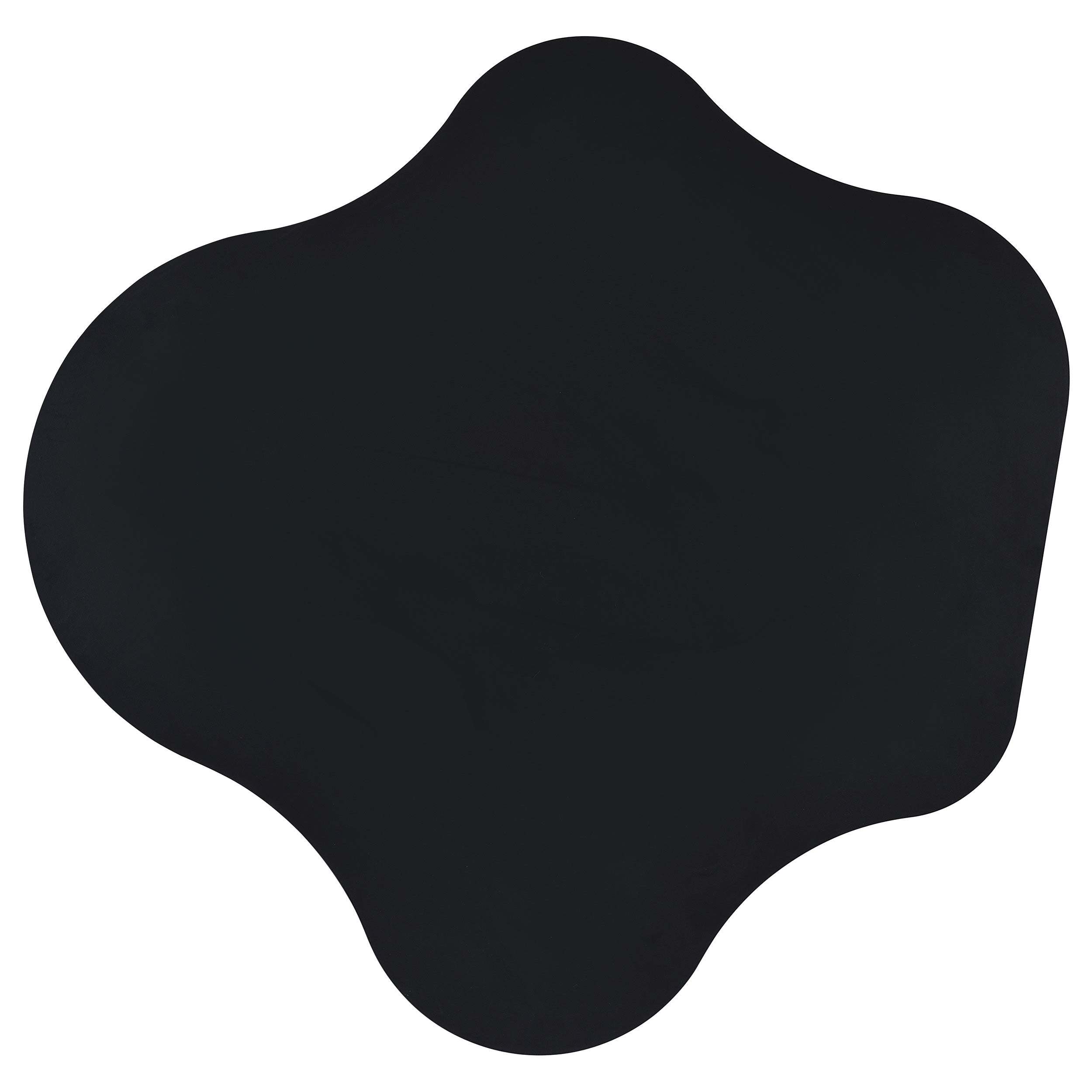 Keanu Pedestal Cloud-Shaped Top Bar Table Black