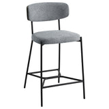 Elison Counter Height Bar Stool Grey (Set of 2)