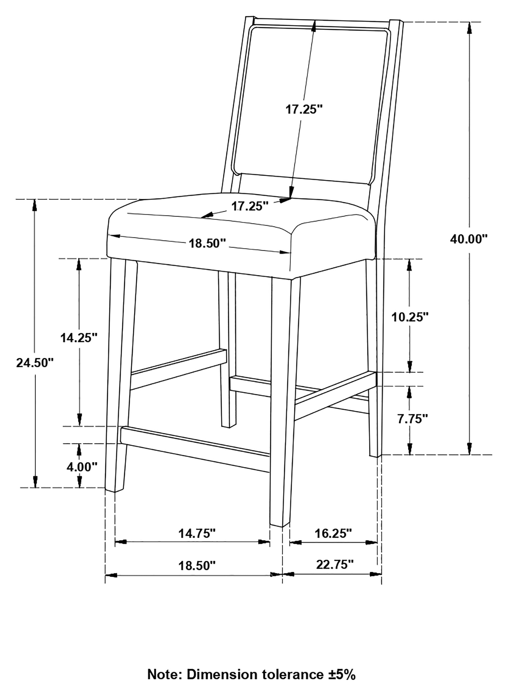 Bedford Upholstered Open Back Bar Stools with Footrest (Set of 2) Grey and Espresso