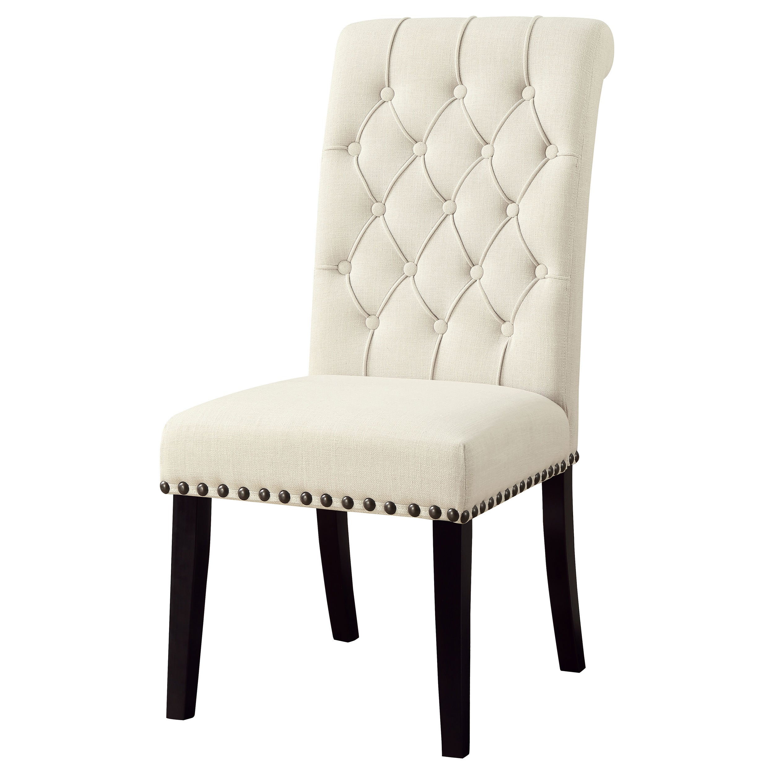 Alana Tufted Back Upholstered Side Chairs Beige (Set of 2)