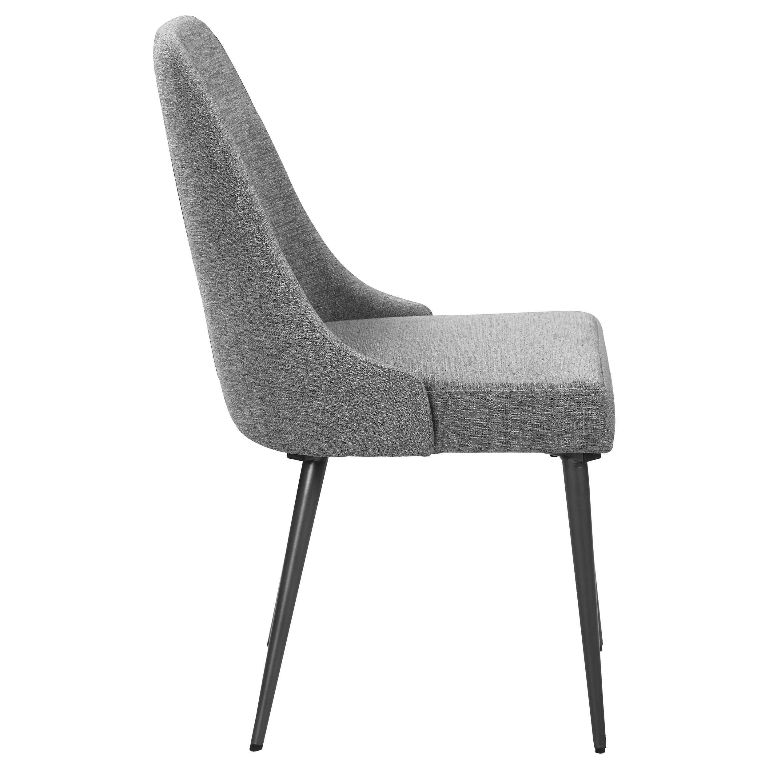 Alan Upholstered Dining Chairs Grey (Set of 2)