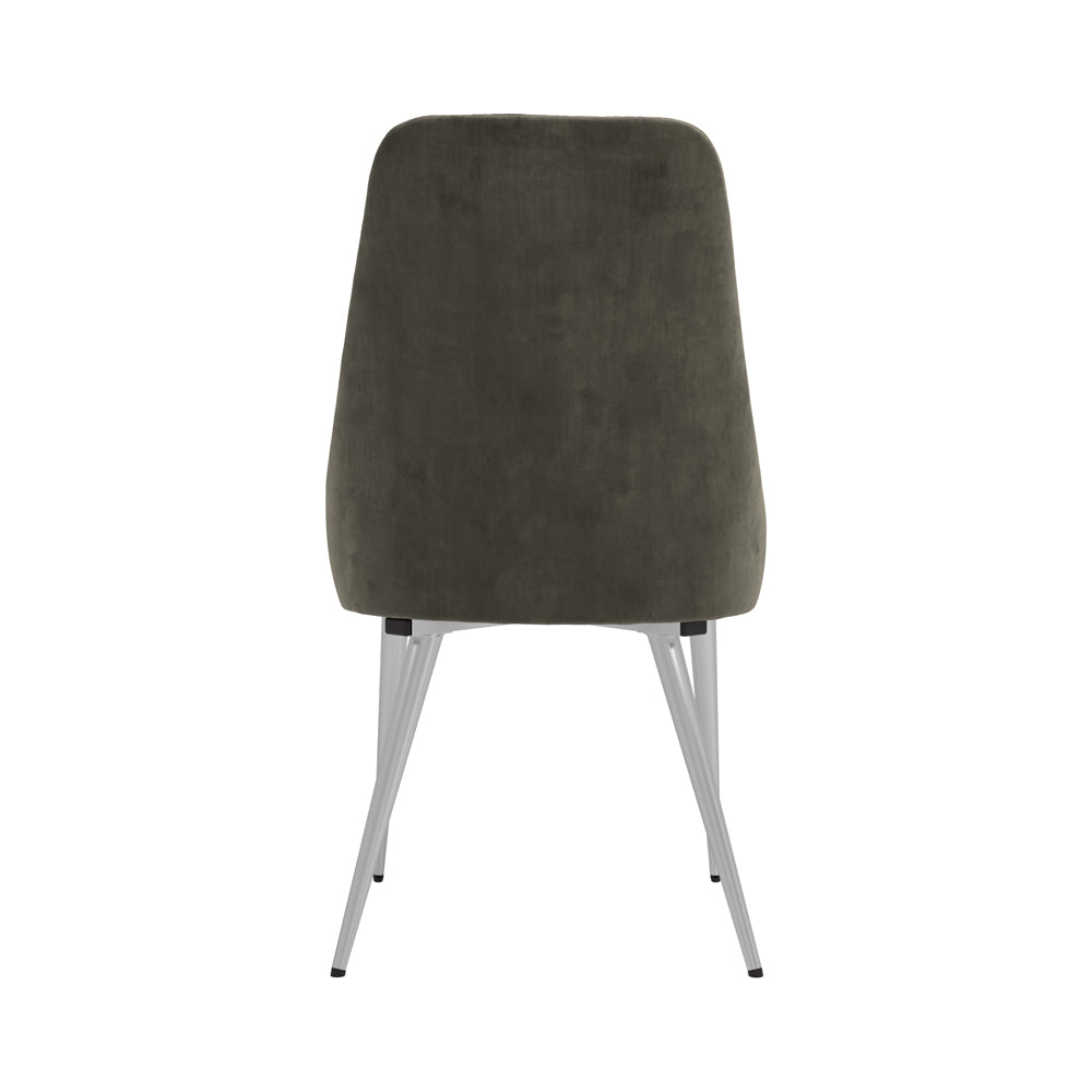 Cabianca Curved Back Side Chairs Grey (Set of 2)