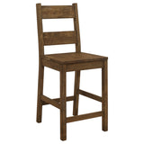 Coleman Counter Height Stools Rustic Golden Brown (Set of 2)