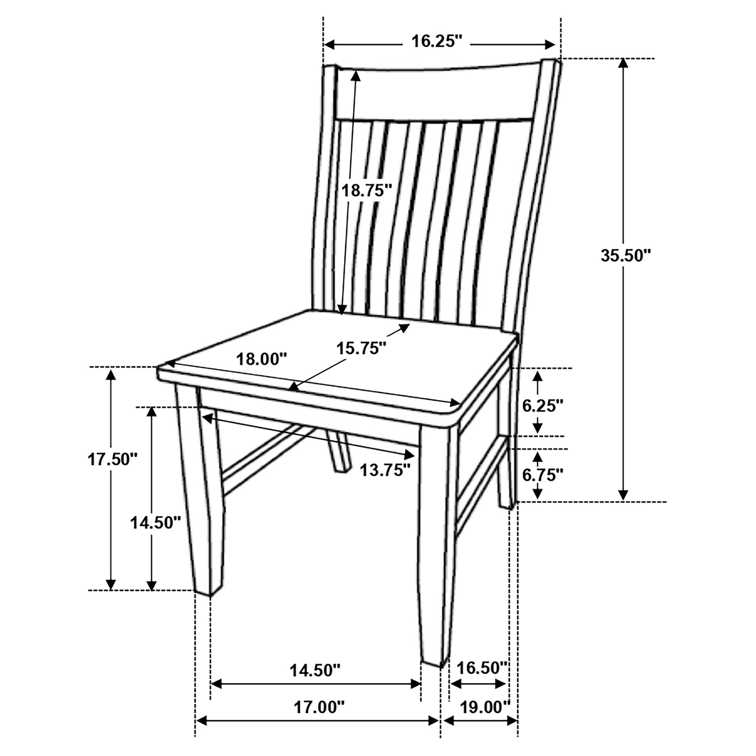 Kirby  Dining Set Natural and Rustic Off White