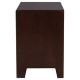 Phoenix 2-drawer Nightstand Deep Cappuccino