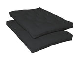 9" Deluxe Innerspring Futon Pad Black