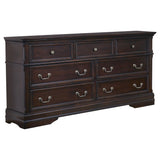 Cambridge 7-drawer Rectangular Dresser Cappuccino