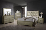 Beaumont Bedroom Set Metallic Champagne