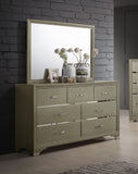 Beaumont 7-drawer Dresser with Mirror Champagne