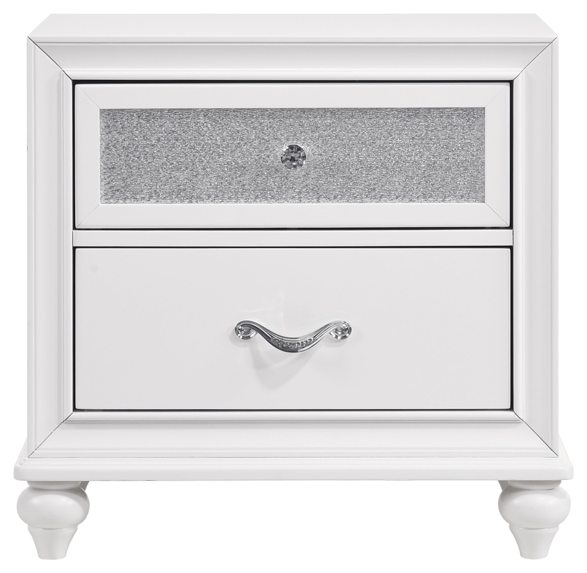 Barzini   Panel Bedroom Set White