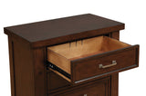 Barstow 3-drawer Rectangular Nightstand Pinot Noir