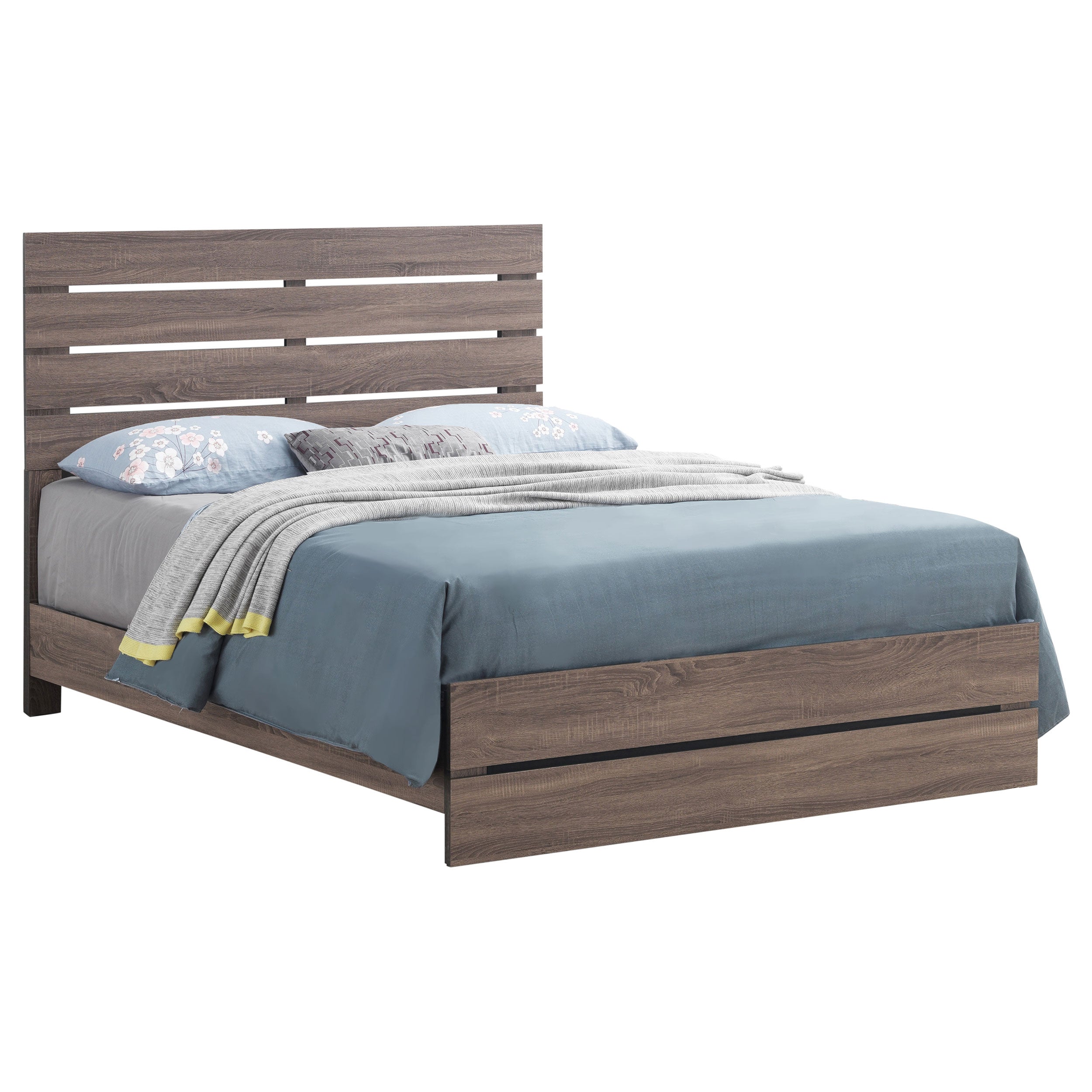 Brantford  Panel Bed Barrel Oak