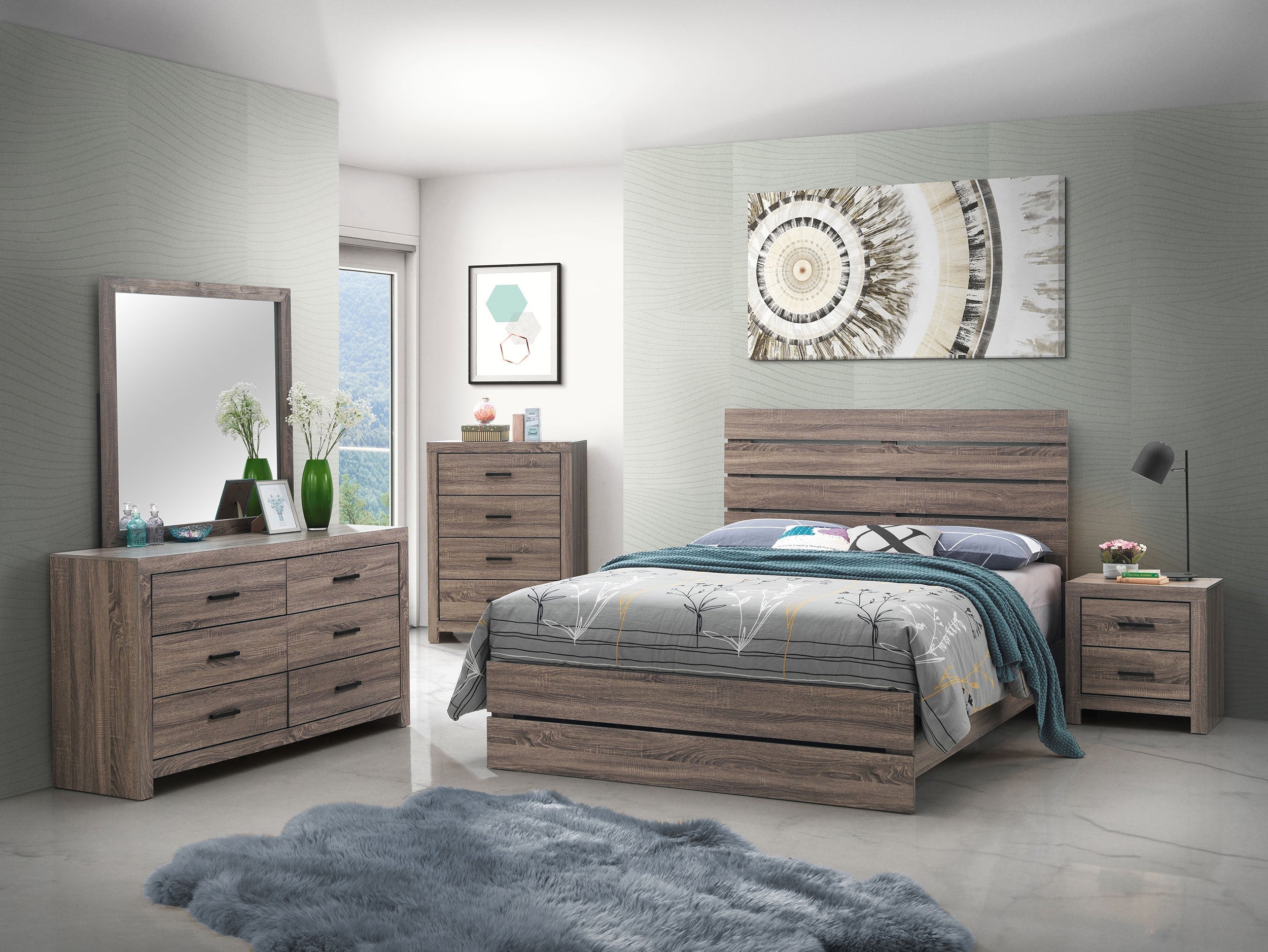 Brantford 4-drawer Chest Barrel Oak