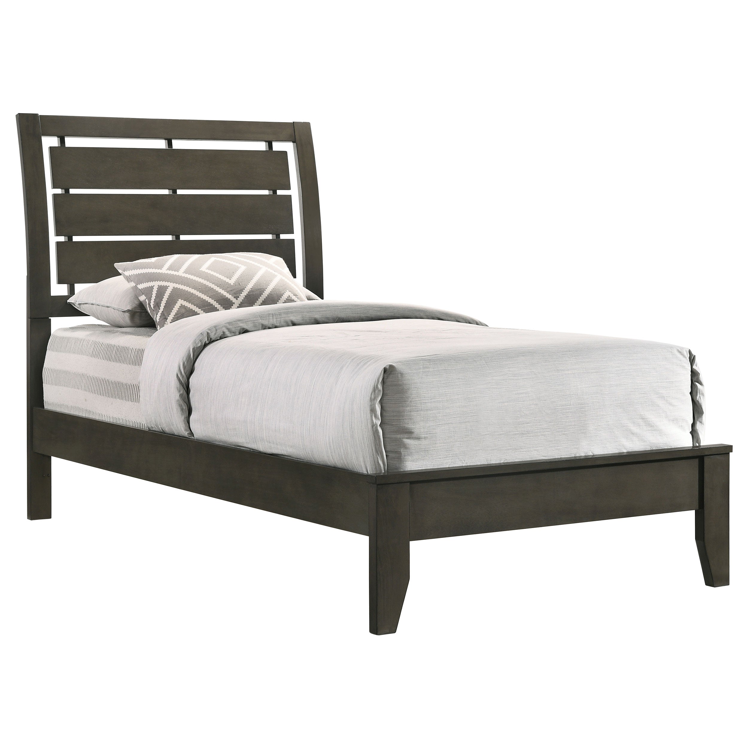 Serenity  Panel Bed Mod Grey