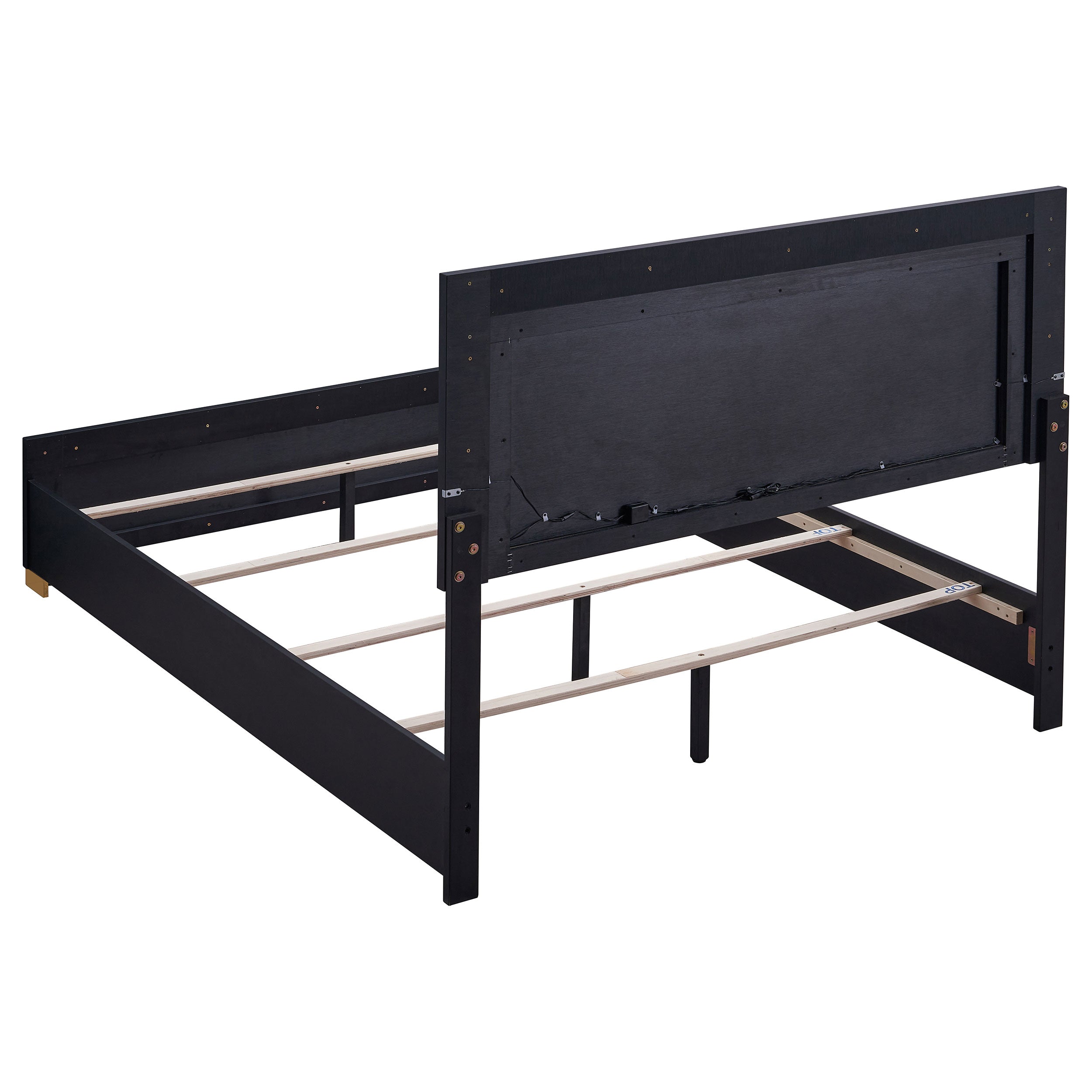 Marceline   Bedroom Set with LED Headboard Black