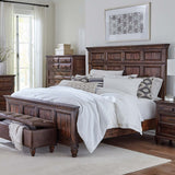 Avenue  Panel Bed Weathered Burnished Brown