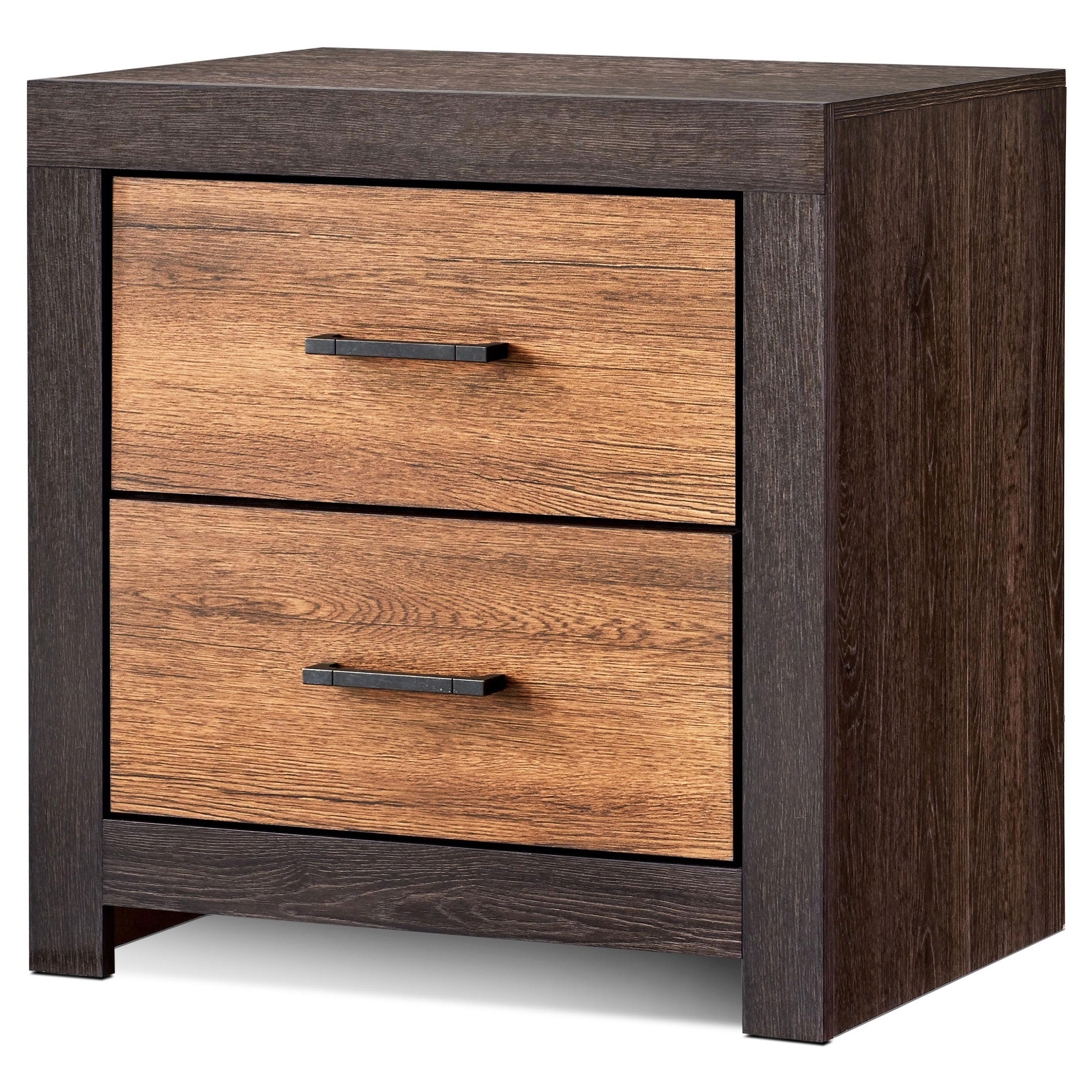 Dewcrest 2-drawer Nightstand Caramel and Licorice