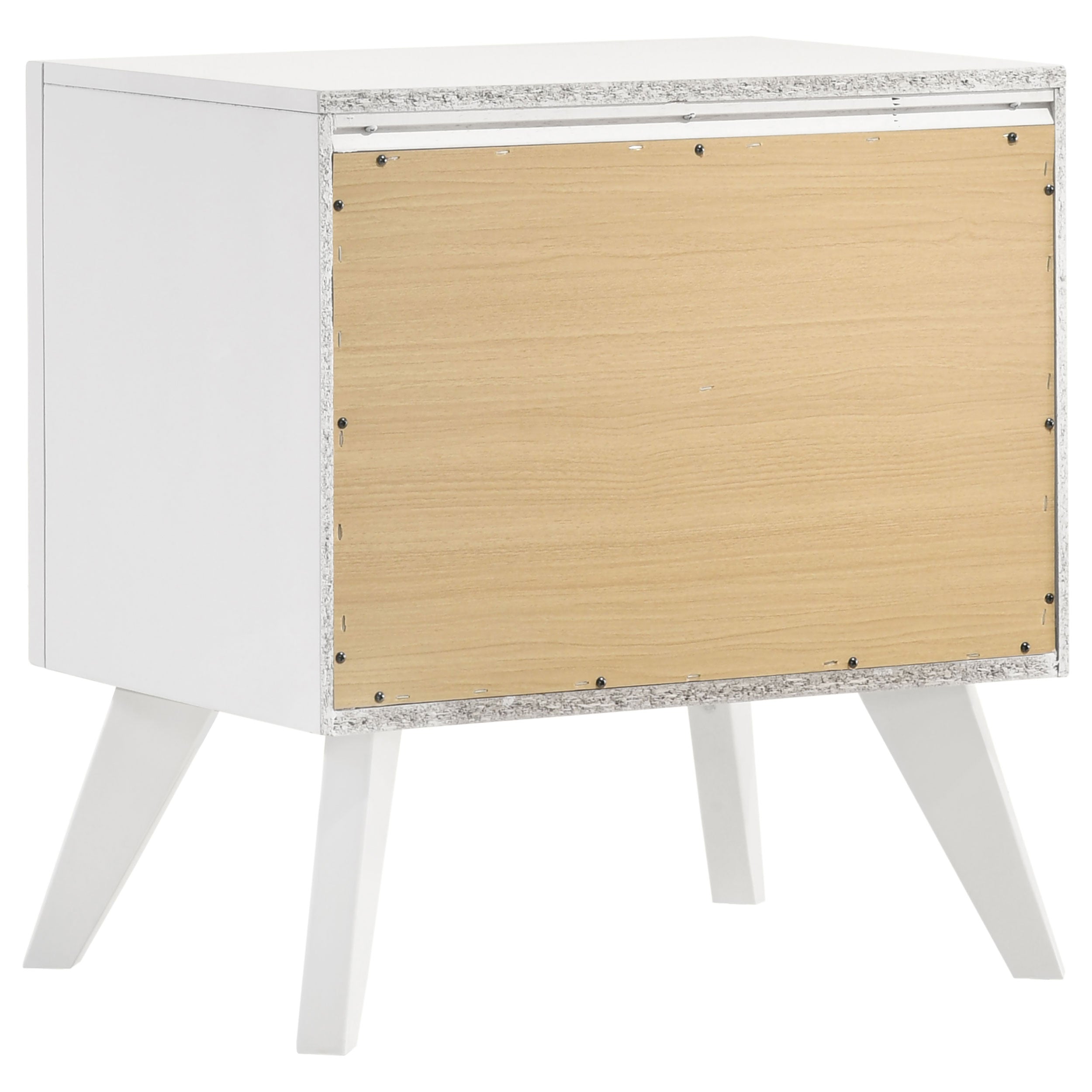 Janelle 2-drawer Nightstand White