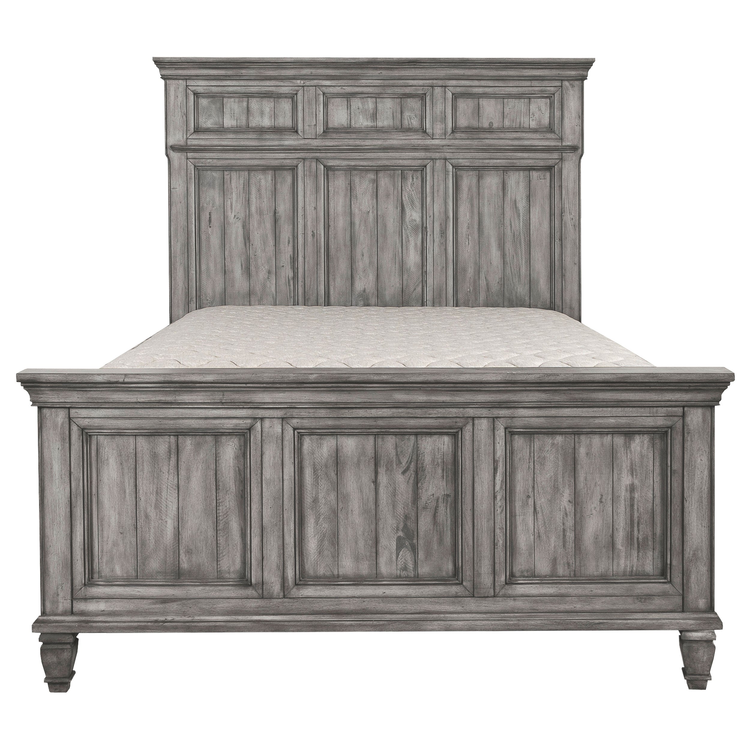 Avenue  Panel Bed Grey