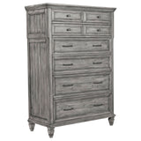 Avenue 8-drawer Rectangular Chest Grey