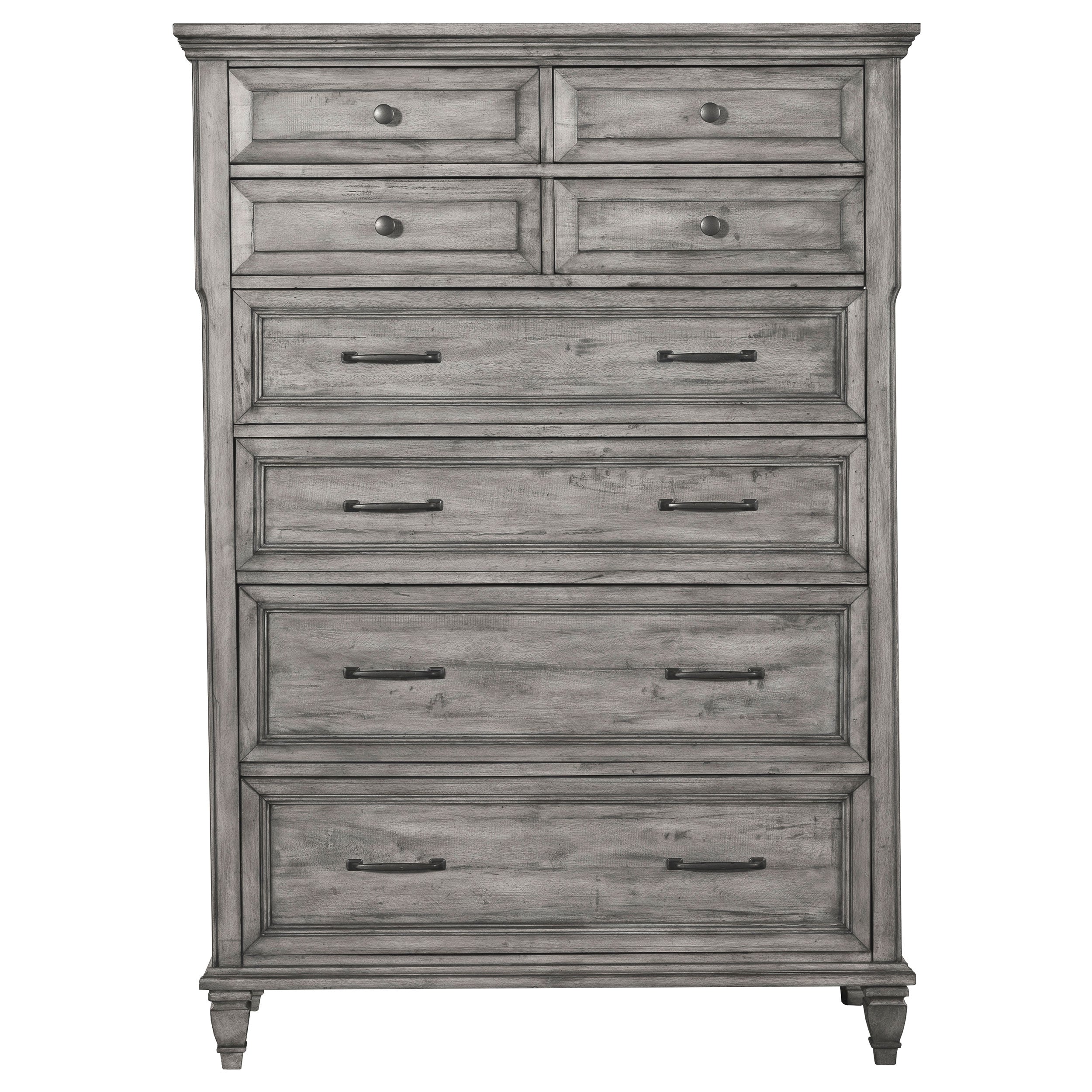 Avenue 8-drawer Rectangular Chest Grey