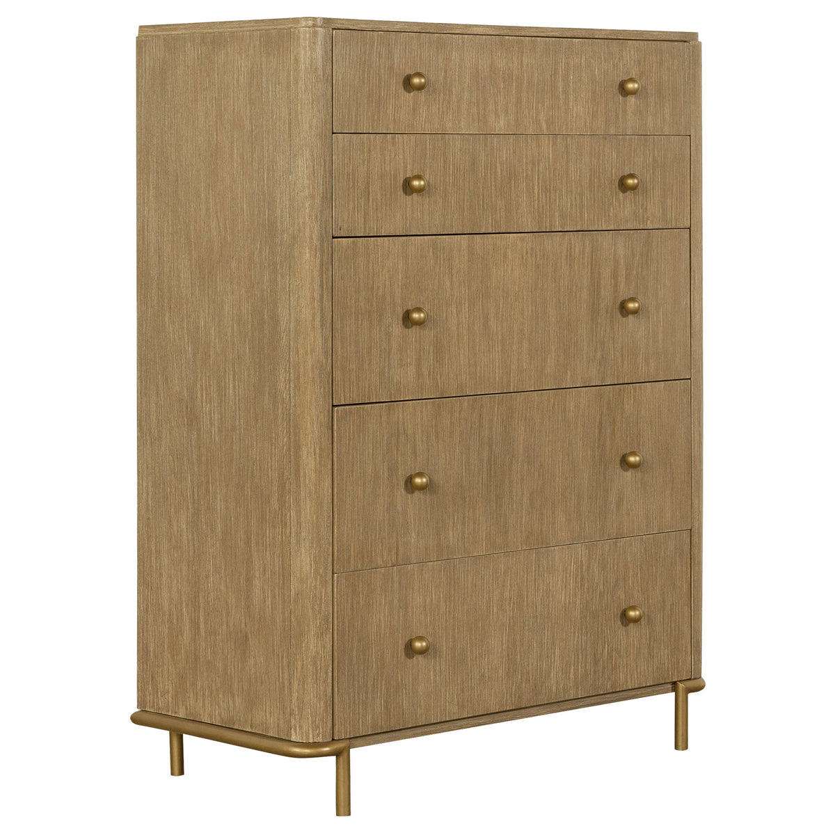 Arini 5-drawer Chest Sand Wash