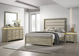 Giselle   Panel Bedroom Set Rustic Beige