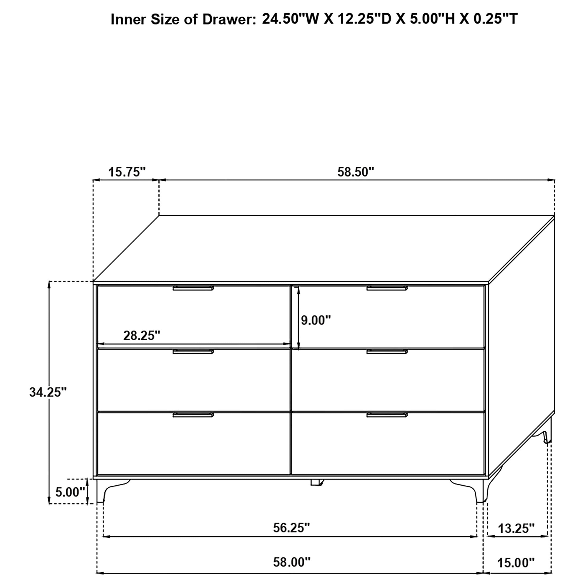 Kendall   Bedroom Set White