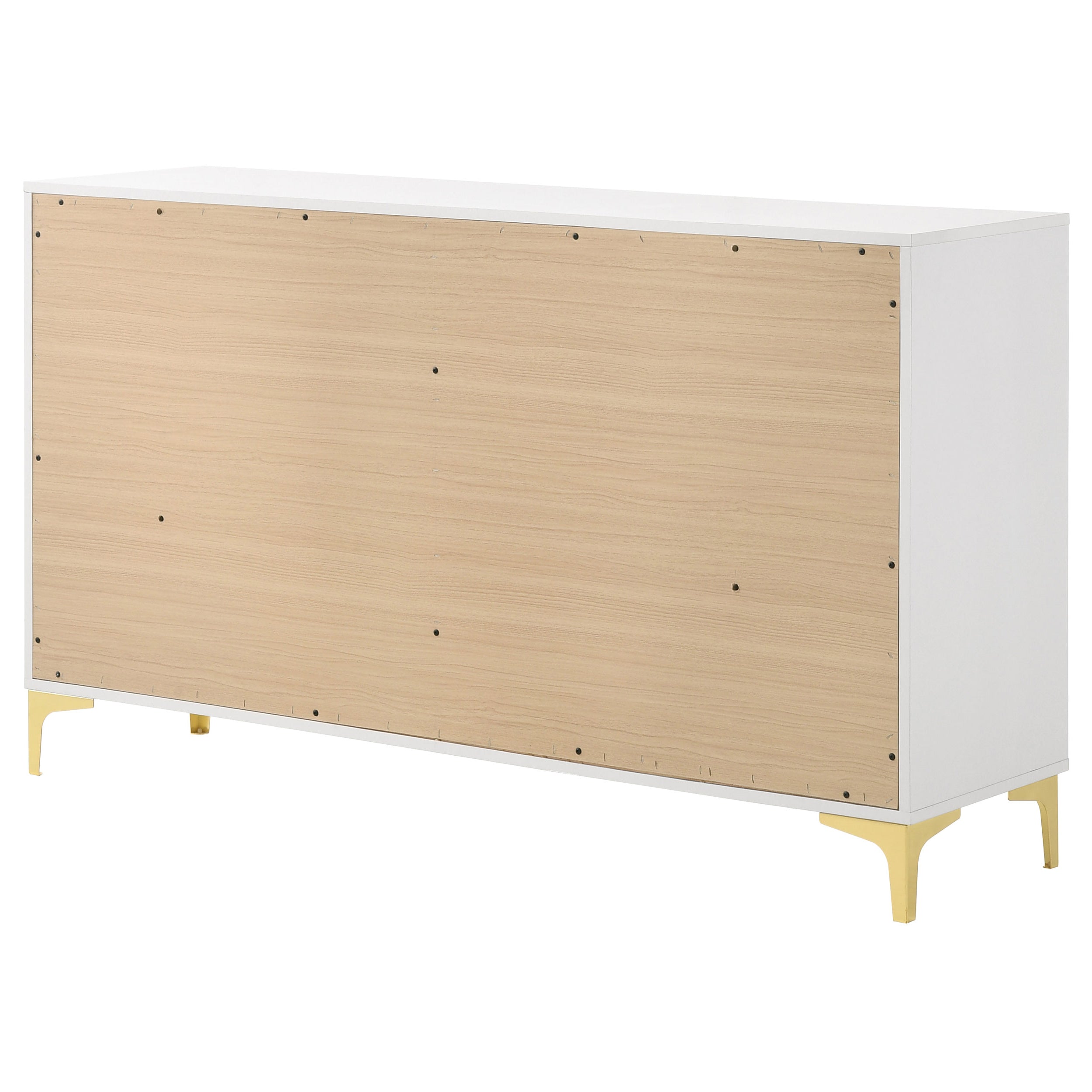 Kendall 6-drawer Dresser with Mirror White