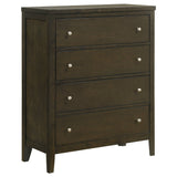 Wilkes 5-drawer Chest of Drawers Dark Cocoa