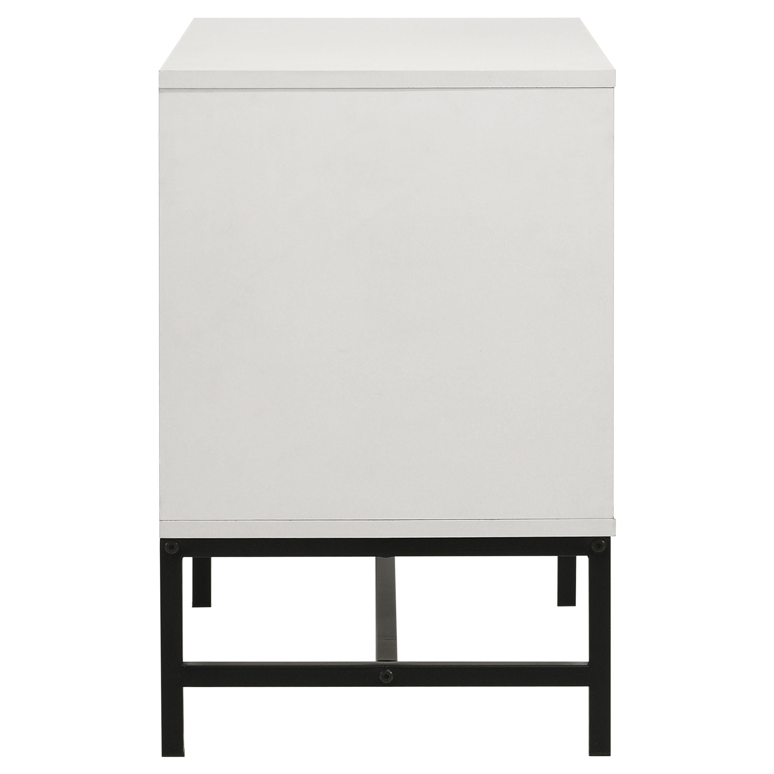 Sonora 2-drawer Nightstand Bedside Table White