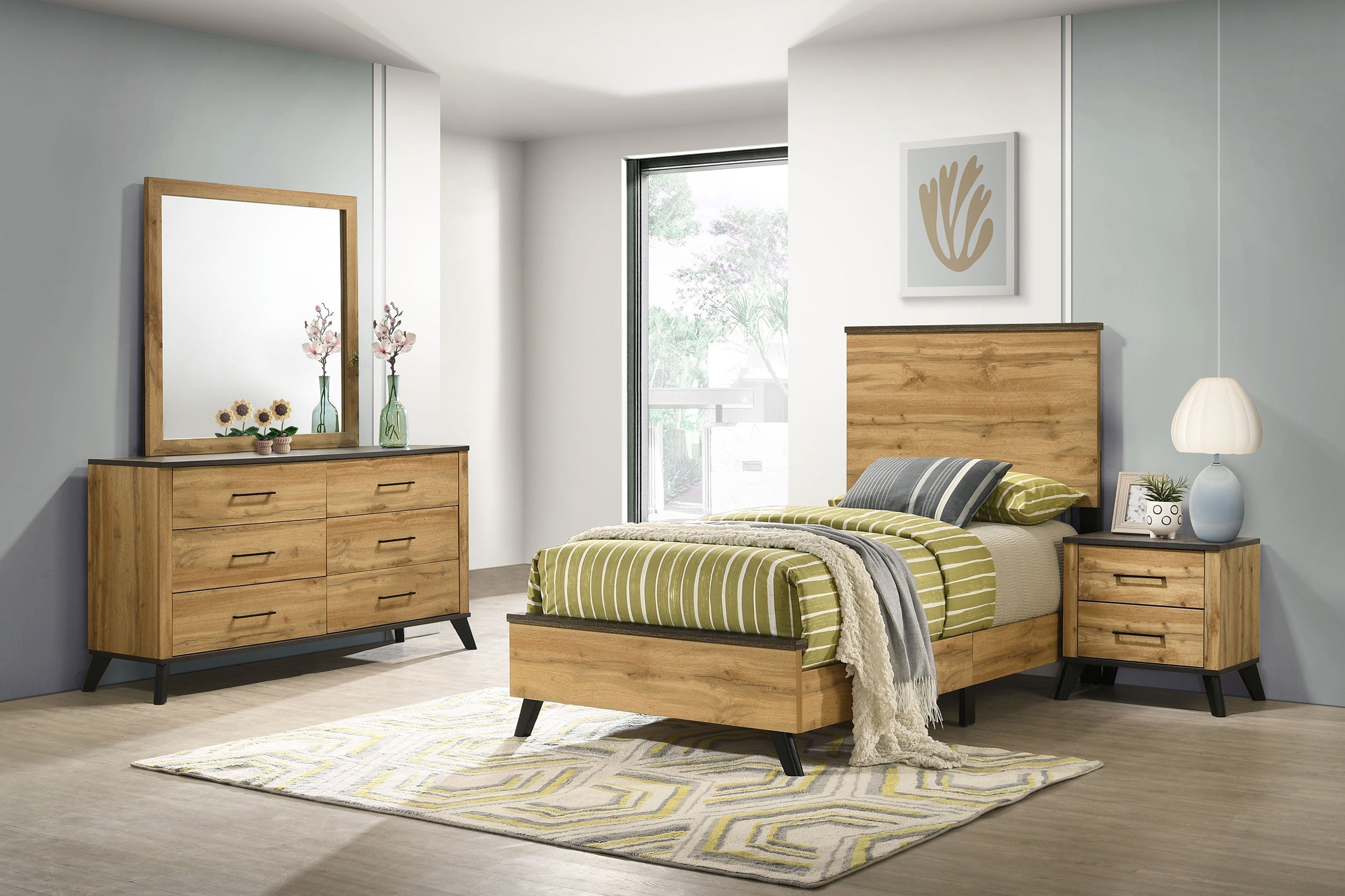 Kaywood   Bedroom Set Natural Pine