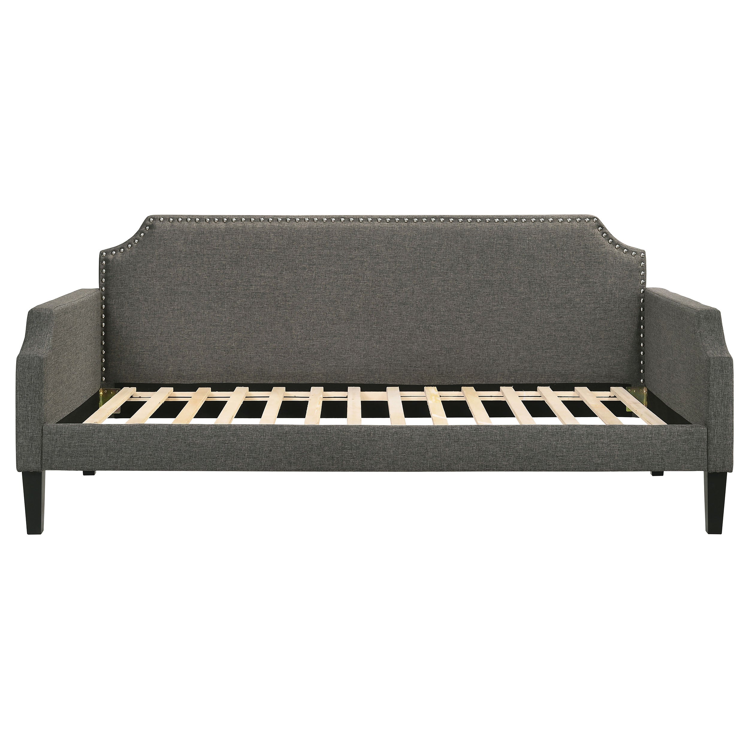 Olivia Upholstered Twin Daybed with Nailhead Trim