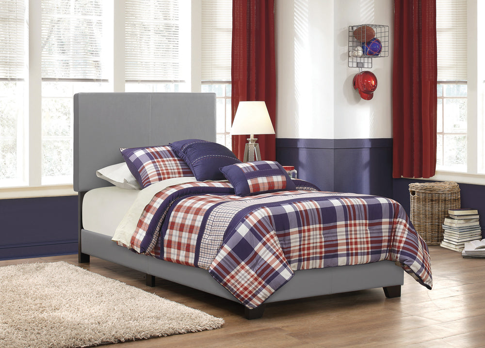 Dorian Upholstered  Bed Grey