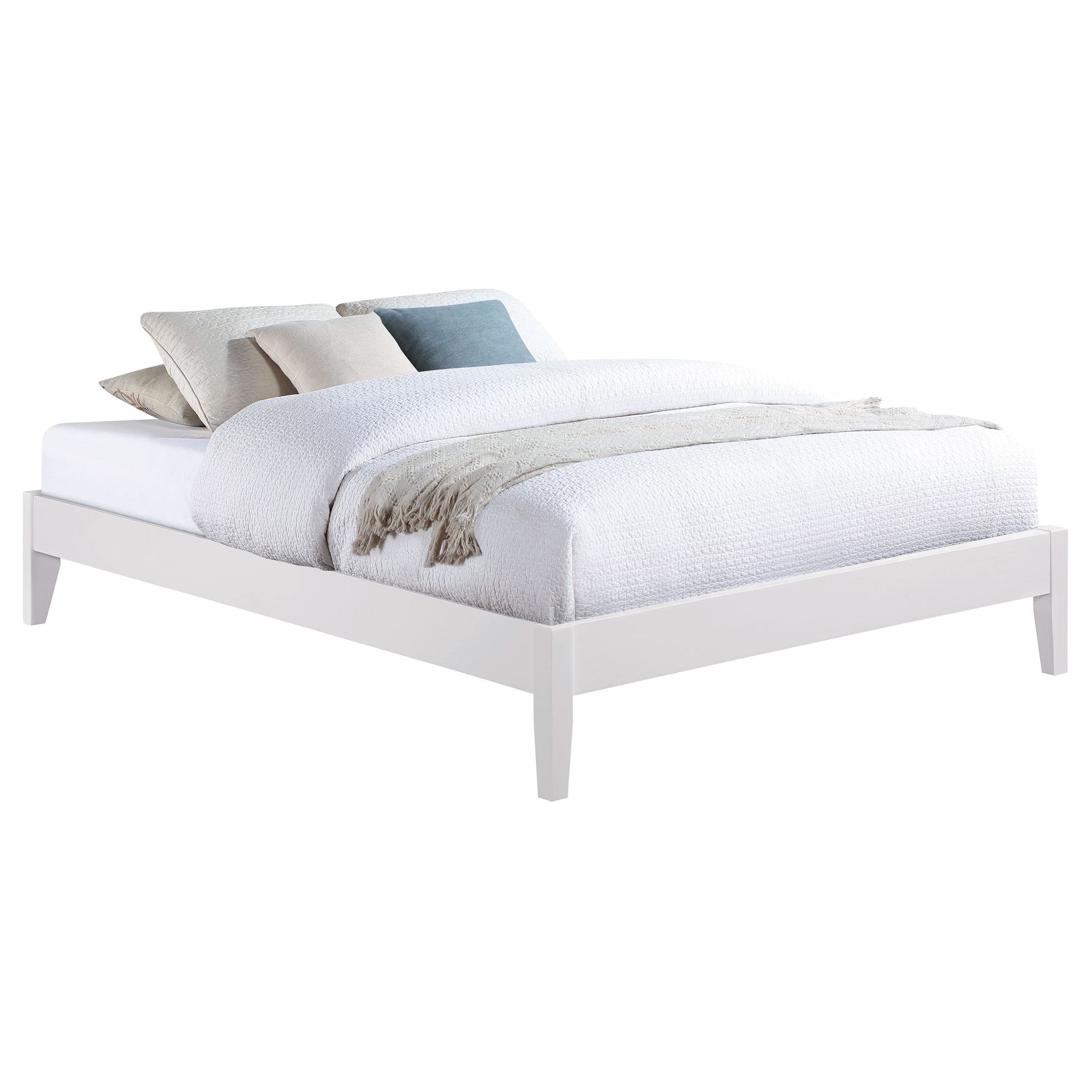 Hounslow Platform  Bed White