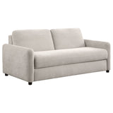 Rylie Upholstered Sofa Sleeper with Queen Mattress Beige